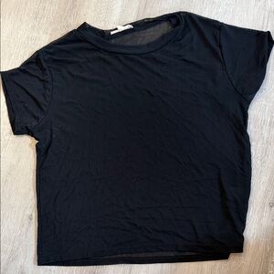 Mesh Black Women's Top